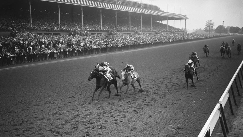 Jaipur, Eddie Arcaro, 1961 Cowdin Stakes, Belmont Park, Keeneland Library, Morgan Collection